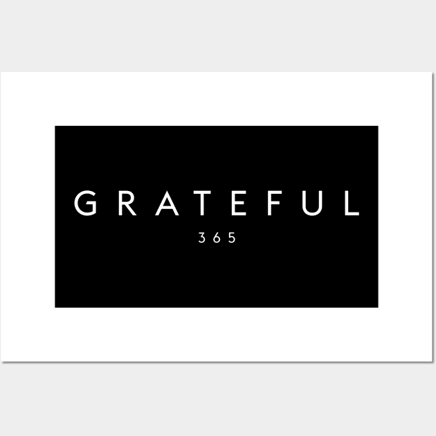 Grateful 365 Wall Art by Trippycollage